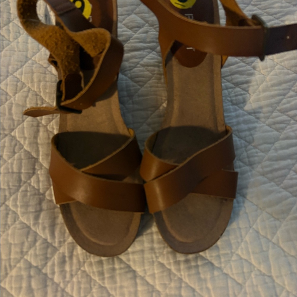 Esprit Brown Espadrille Sandals